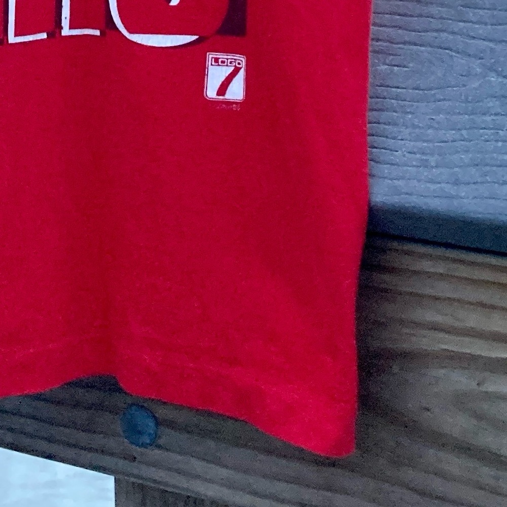 Vintage Chicago Bulls 1993 Three Peat NBA World Champions Single Stitch FOTL Tee - Picture 6 of 6